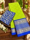 Mandana By Aab Mercerised Copper Silk Saree 